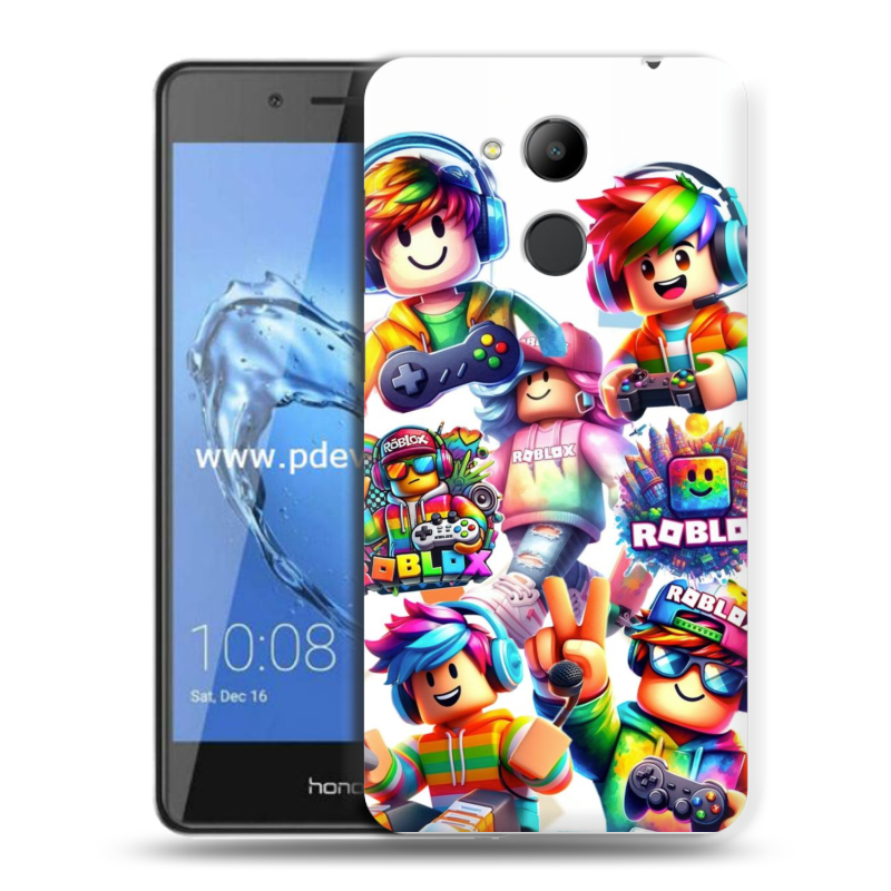 Пластиковый чехол на Huawei Honor 6C Pro с принтом Roblox Роблокс Пластиковый чехол на Huawei Honor 6C Pro с принтом Roblox Роблокс
