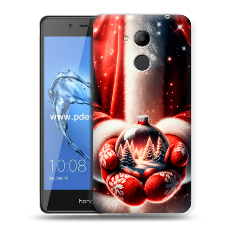 Пластиковый чехол на Huawei Honor 6C Pro с принтом Новый год Пластиковый чехол на Huawei Honor 6C Pro с принтом Новый год