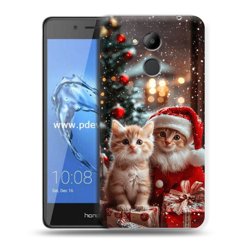 Пластиковый чехол на Huawei Honor 6C Pro с принтом Новый год Пластиковый чехол на Huawei Honor 6C Pro с принтом Новый год