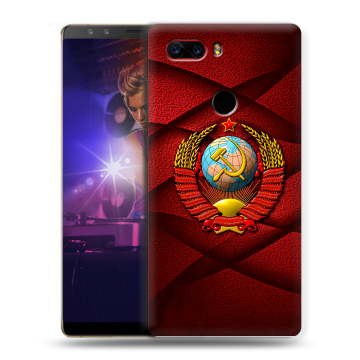 Пластиковый чехол на ZTE Nubia Z17S с принтом Герб СССР