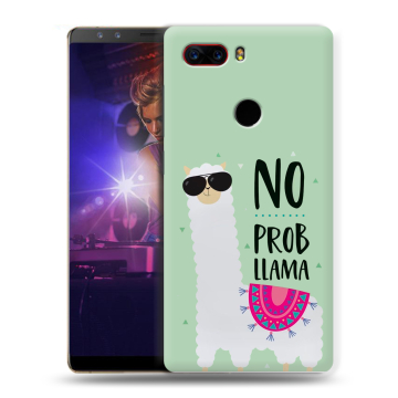 Пластиковый чехол на ZTE Nubia Z17S с принтом Лама Пластиковый чехол на ZTE Nubia Z17S с принтом Лама