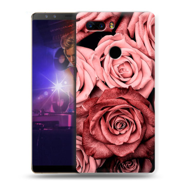 Пластиковый чехол на ZTE Nubia Z17S с принтом Цветы розы
