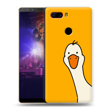 Пластиковый чехол на ZTE Nubia Z17S с принтом Утка