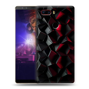 Пластиковый чехол на ZTE Nubia Z17S с принтом Абстракция