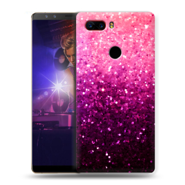 Пластиковый чехол на ZTE Nubia Z17S с принтом Блестки