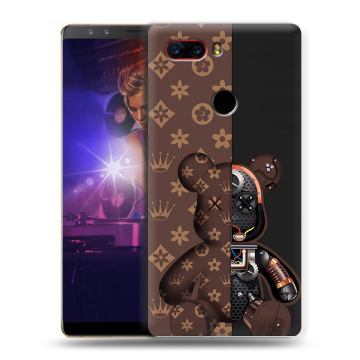 Пластиковый чехол на ZTE Nubia Z17S с принтом Луи робот