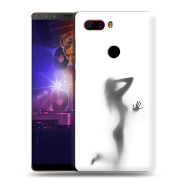Пластиковый чехол на ZTE Nubia Z17S с принтом Силуэт