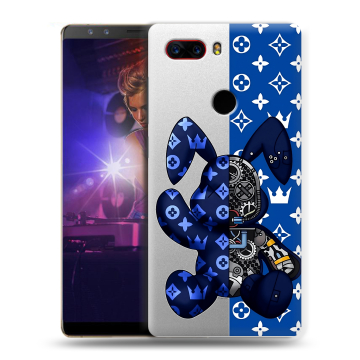 Пластиковый чехол на ZTE Nubia Z17S с принтом Луи робот