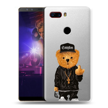 Пластиковый чехол на ZTE Nubia Z17S с принтом Плюшевый медведь