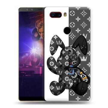 Пластиковый чехол на ZTE Nubia Z17S с принтом Луи робот
