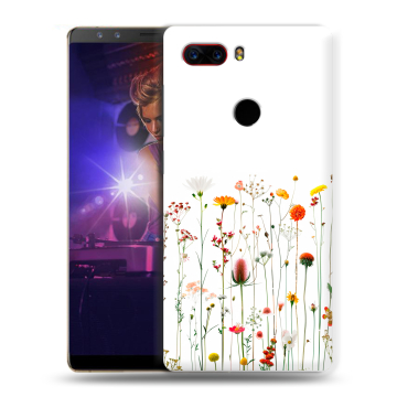 Пластиковый чехол на ZTE Nubia Z17S с принтом цветы