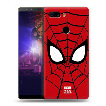 Пластиковый чехол на ZTE Nubia Z17S с принтом человек паук spiderman
