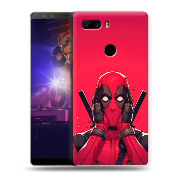 Пластиковый чехол на ZTE Nubia Z17S с принтом Дедпул Deadpool