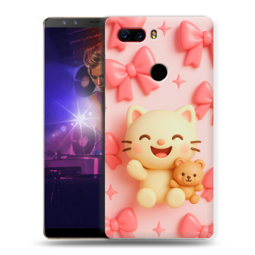 Пластиковый чехол на ZTE Nubia Z17S с принтом для девочек