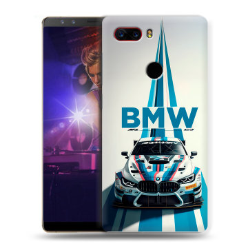 Пластиковый чехол на ZTE Nubia Z17S с принтом БМВ BMW