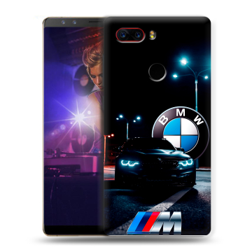 Пластиковый чехол на ZTE Nubia Z17S с принтом БМВ BMW