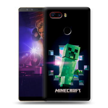 Пластиковый чехол на ZTE Nubia Z17S с принтом Майнкрафт Minecraft