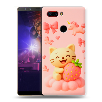 Пластиковый чехол на ZTE Nubia Z17S с принтом для девочек