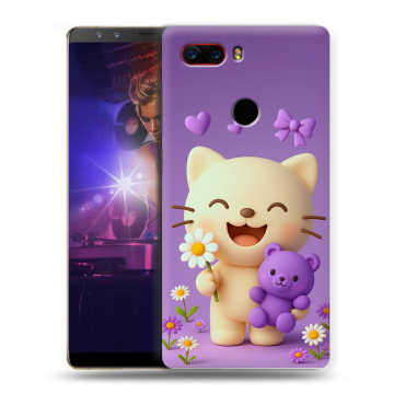 Пластиковый чехол на ZTE Nubia Z17S с принтом для девочек