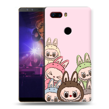 Пластиковый чехол на ZTE Nubia Z17S с принтом Лабубу