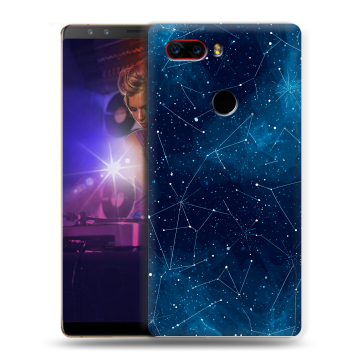 Пластиковый чехол на ZTE Nubia Z17S с принтом Космос звезды