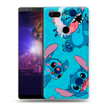 Пластиковый чехол на ZTE Nubia Z17S с принтом Лило и Стич