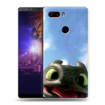 Пластиковый чехол на ZTE Nubia Z17S с принтом Как приручить дракона