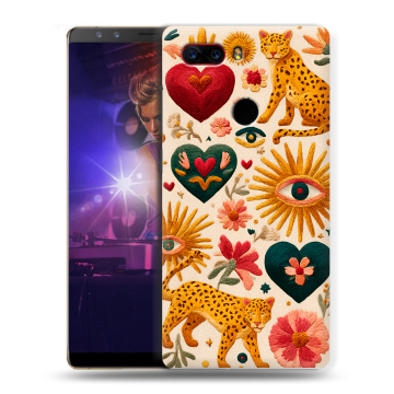 Пластиковый чехол на ZTE Nubia Z17S с принтом Модный принт