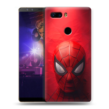 Пластиковый чехол на ZTE Nubia Z17S с принтом Spiderman Человек паук