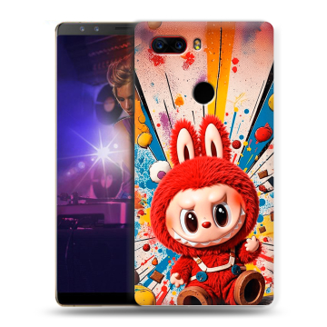 Пластиковый чехол на ZTE Nubia Z17S с принтом Labubu Лабубу