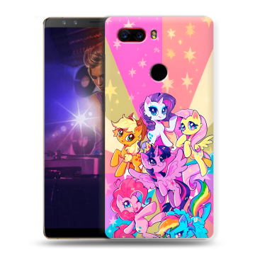 Пластиковый чехол на ZTE Nubia Z17S с принтом My little pony Дружба чудо