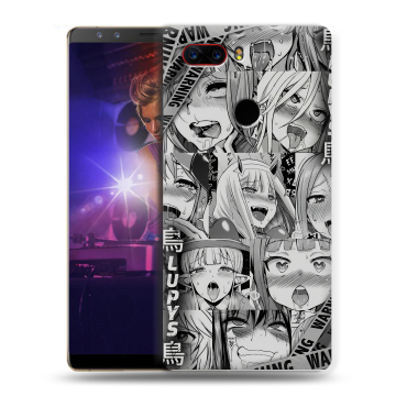 Пластиковый чехол на ZTE Nubia Z17S с принтом Ahegao Ахегао Аниме