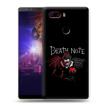 Пластиковый чехол на ZTE Nubia Z17S с принтом Death note Тетрадь смерти