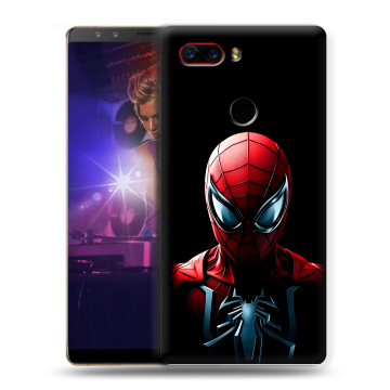 Пластиковый чехол на ZTE Nubia Z17S с принтом Spiderman Человек паук