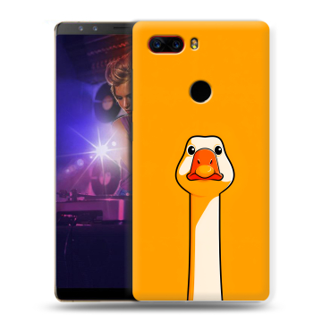 Пластиковый чехол на ZTE Nubia Z17S с принтом Смешная утка