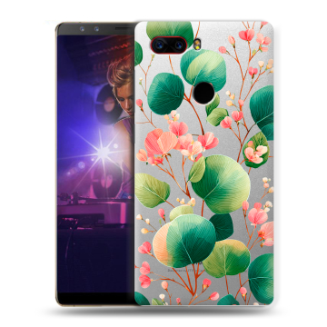 Пластиковый чехол на ZTE Nubia Z17S с принтом женский