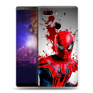 Пластиковый чехол на ZTE Nubia Z17S с принтом Spiderman Человек паук