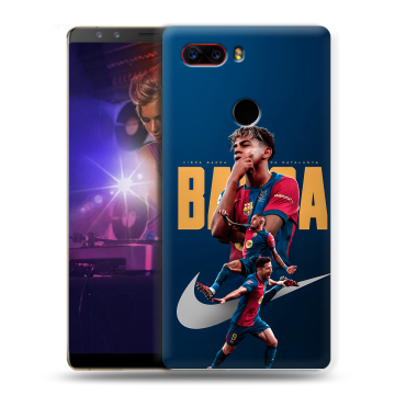 Пластиковый чехол на ZTE Nubia Z17S с принтом Барселона Barca Yamal 