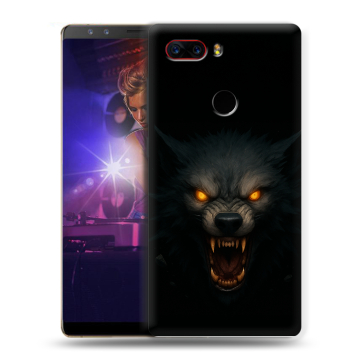 Пластиковый чехол на ZTE Nubia Z17S с принтом Волк