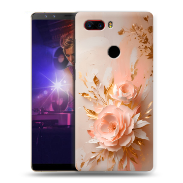 Пластиковый чехол на ZTE Nubia Z17S с принтом женский