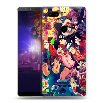 Пластиковый чехол на ZTE Nubia Z17S с принтом Gravity Falls Гравити Фолз