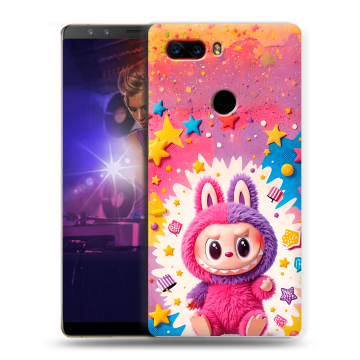 Пластиковый чехол на ZTE Nubia Z17S с принтом Labubu Лабубу