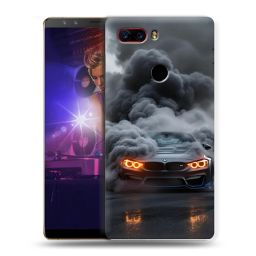 Пластиковый чехол на ZTE Nubia Z17S с принтом BMW БМВ