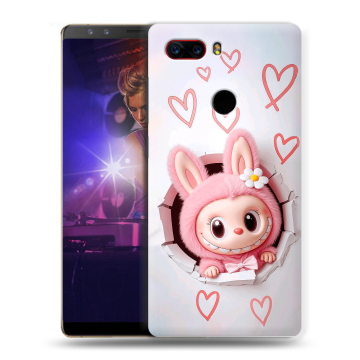 Пластиковый чехол на ZTE Nubia Z17S с принтом Labubu Лабубу