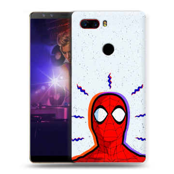 Пластиковый чехол на ZTE Nubia Z17S с принтом Spiderman Человек паук