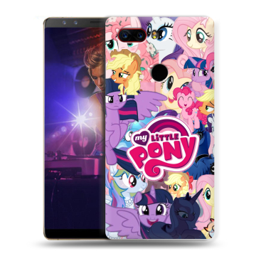 Пластиковый чехол на ZTE Nubia Z17S с принтом My little pony Дружба чудо