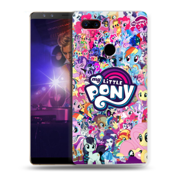 Пластиковый чехол на ZTE Nubia Z17S с принтом My little pony Дружба чудо