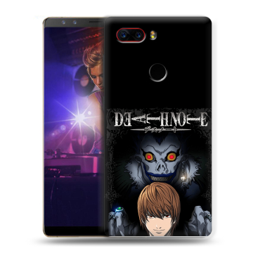 Пластиковый чехол на ZTE Nubia Z17S с принтом Death note Тетрадь смерти