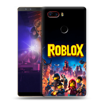 Пластиковый чехол на ZTE Nubia Z17S с принтом Roblox Роблокс