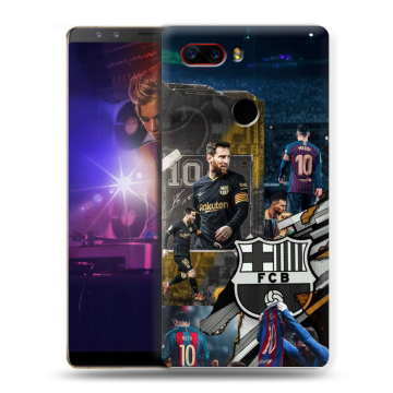 Пластиковый чехол на ZTE Nubia Z17S с принтом Messi Barcelona